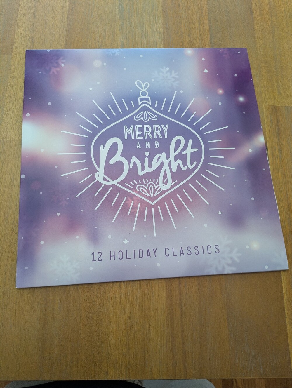 Merry and Bright Holiday Vinyl Record